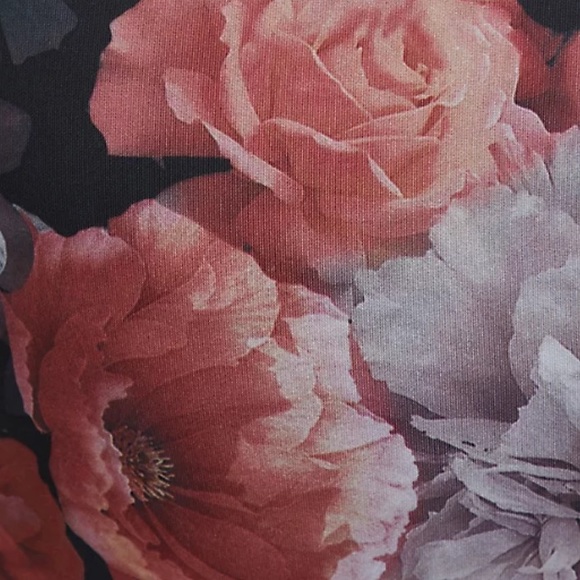 Torrid Size 2 Floral Convertible Organza Scuba Skater 2 Piece Dress Set NWT - Picture 7 of 9